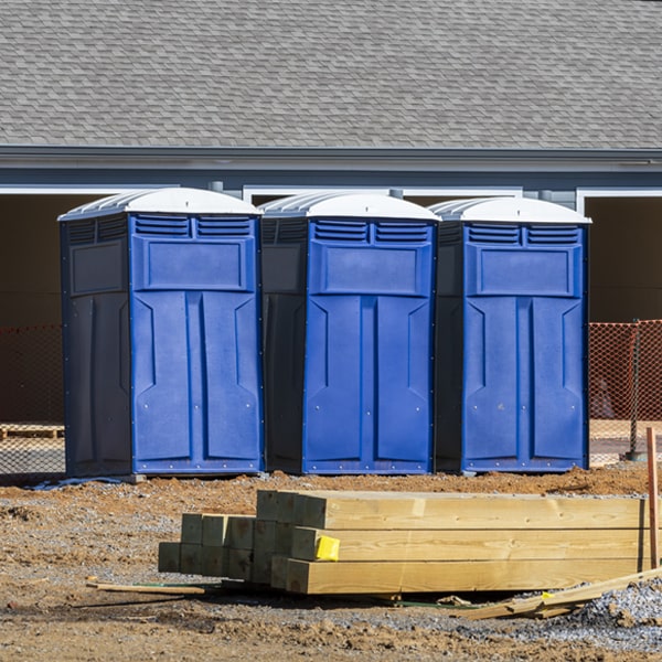 how can i report damages or issues with the porta potties during my rental period in Valley City ND